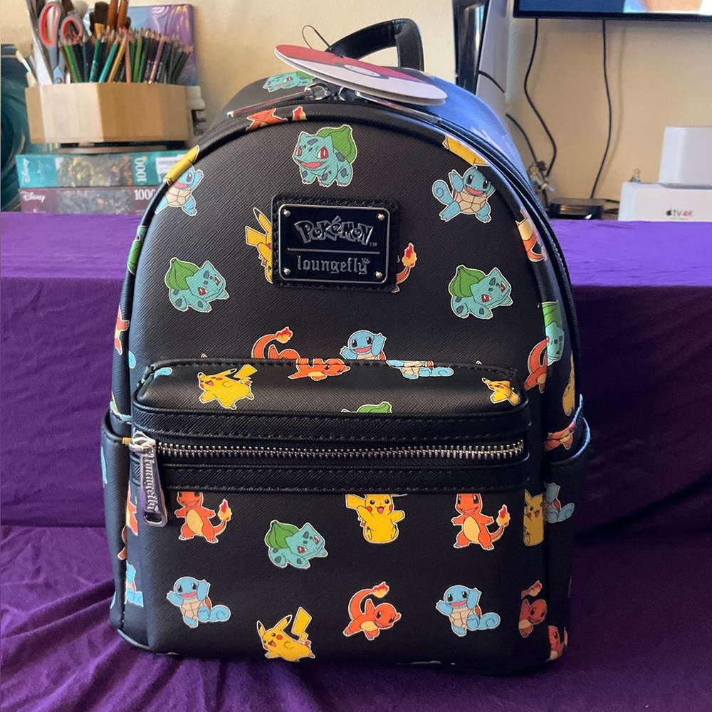 PokΓ©mon Loungefly PokΓ©mon Starter Characters Backpack